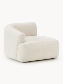 Módulo de esquina en tejido bouclé Sofia