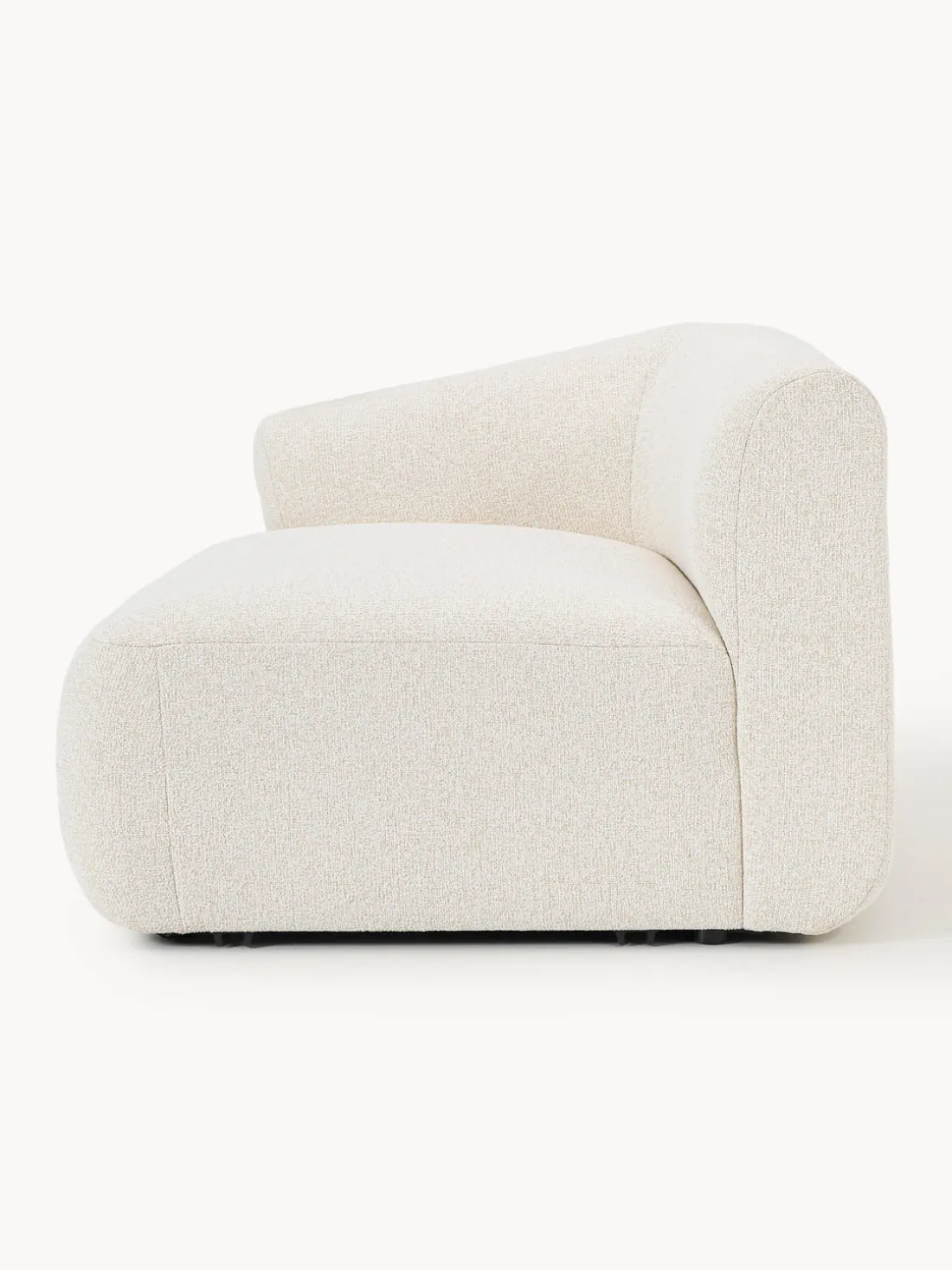 Módulo de esquina en tejido bouclé Sofia