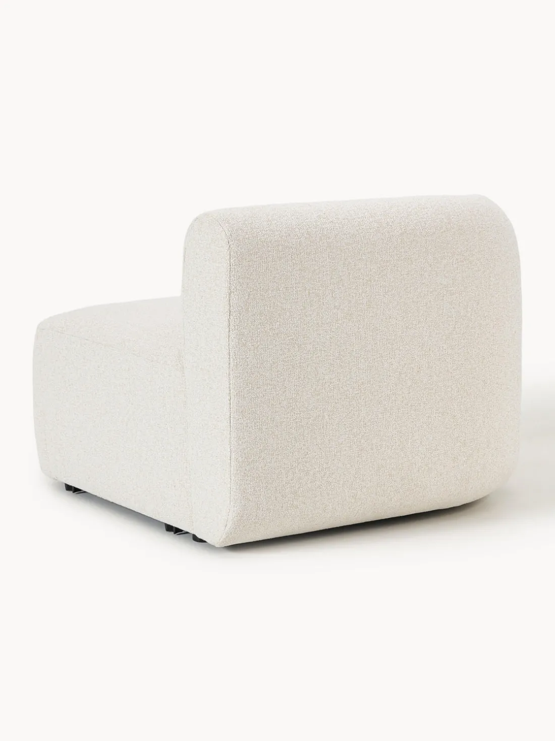 Módulo de esquina en tejido bouclé Sofia