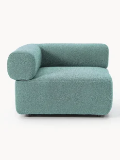 Módulo de esquina en tejido bouclé Anton