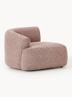 Módulo de esquina en tejido bouclé Sofia