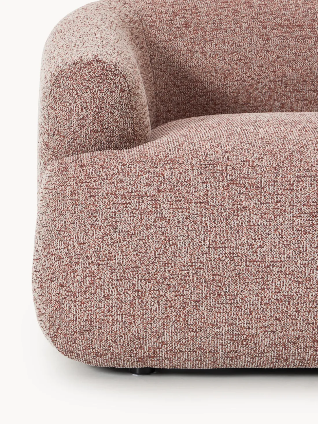 Módulo de esquina en tejido bouclé Sofia