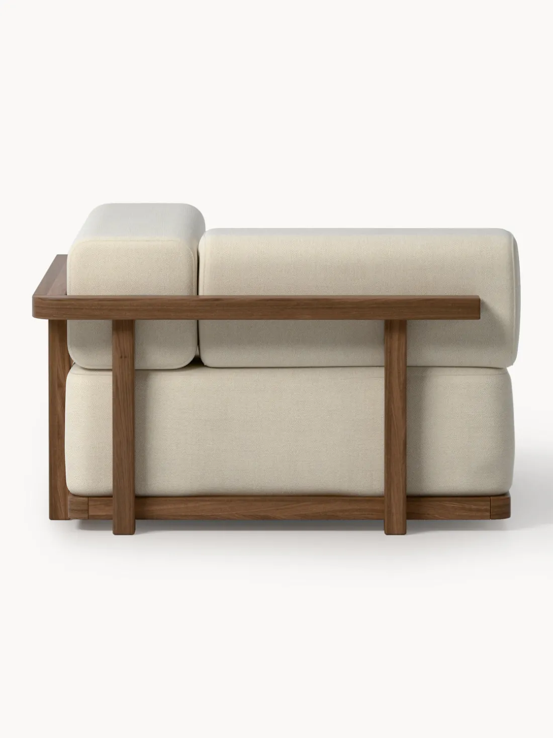 Módulo de esquina para exterior de madera de acacia Matheus