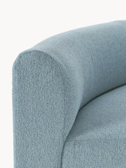 Módulo de esquina redondo en tejido bouclé Sofia