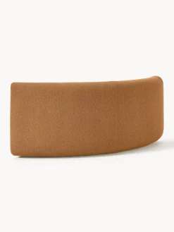 Módulo de esquina redondo en tejido bouclé Sofia