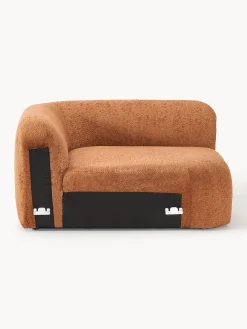 Módulo de esquina redondo de borreguillo bouclé Wolke