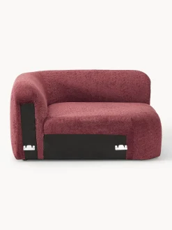 Módulo de esquina redondo de borreguillo bouclé Wolke