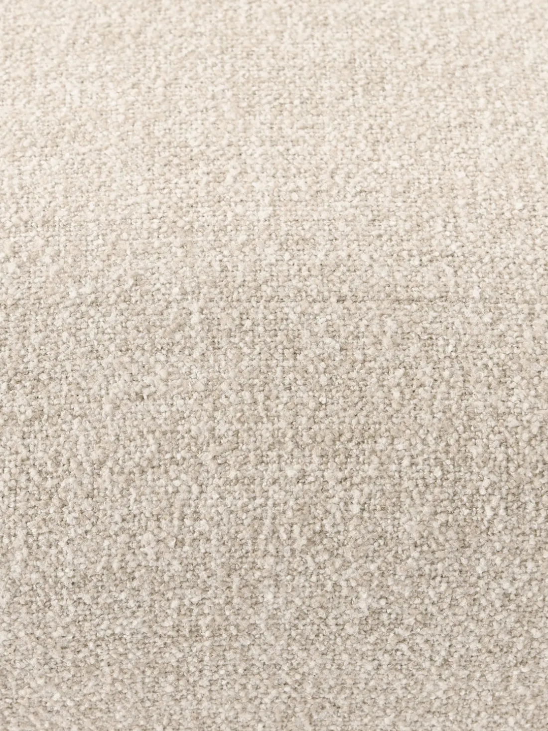 Módulo de esquina redondo en tejido bouclé Wolke