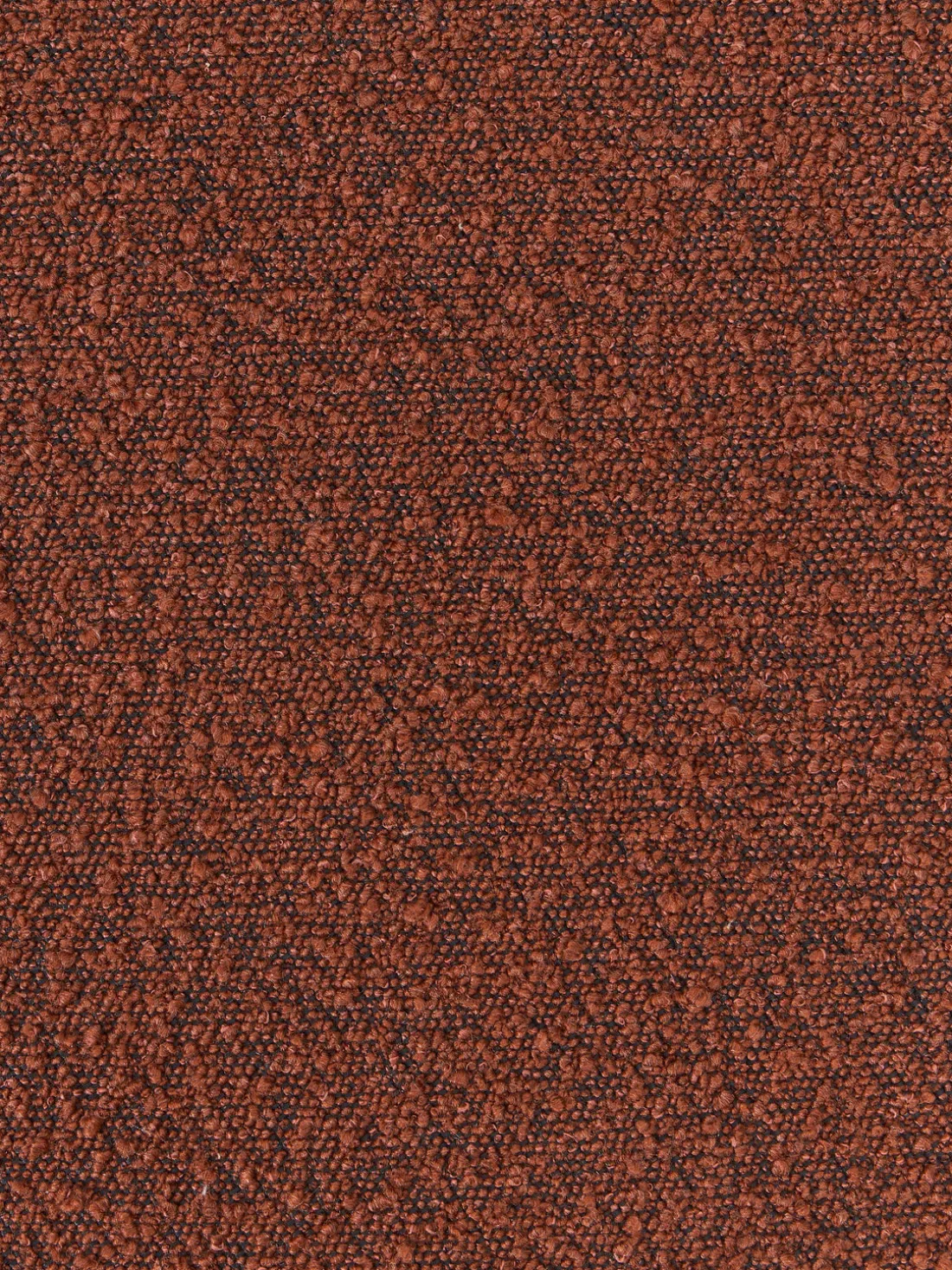 Módulo de esquina redondo en tejido bouclé Anton