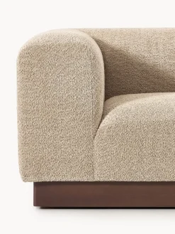 Módulo de esquina sofá de borreguillo bouclé Natalie