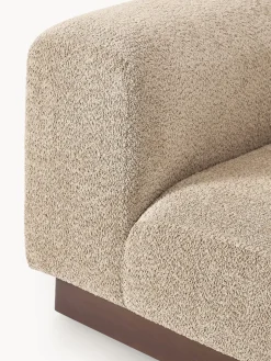 Módulo de esquina sofá de borreguillo bouclé Natalie