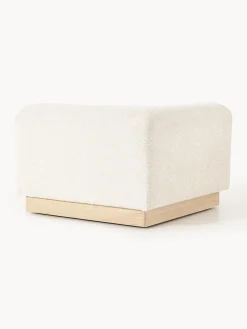 Módulo de esquina sofá de borreguillo bouclé Natalie