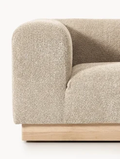 Módulo de esquina sofá de borreguillo bouclé Natalie