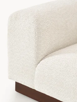 Módulo de esquina sofá de borreguillo bouclé Natalie