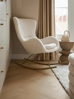 Mecedora de borreguillo Wing