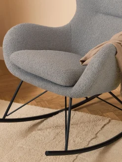 Mecedora de borreguillo Wing