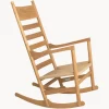Mecedora de madera de roble CH45