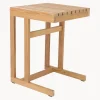 Mesa auxiliar de jardín de madera de teca Cero, 55 cm