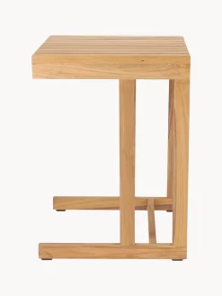 Mesa auxiliar de jardín de madera de teca Cero, 55 cm