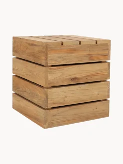 Mesa auxiliar de jardín de madera de teca Move