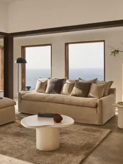 Mesa auxiliar de jardín de hormigón Macarella