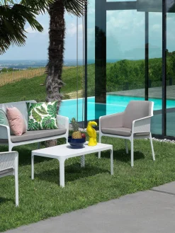 Mesa auxiliar de jardín Net