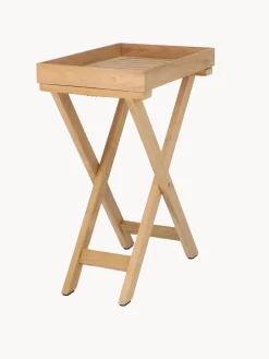 Mesa auxiliar de jardín plegable de madera de teca Chio