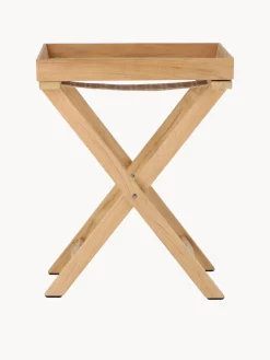 Mesa auxiliar de jardín plegable de madera de teca Chio