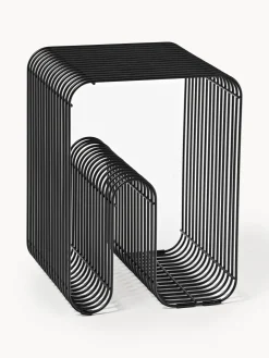 Mesa auxiliar de metal Curva