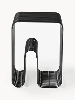 Mesa auxiliar de metal Curva