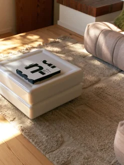 Mesa de centro artesanal de madera Space