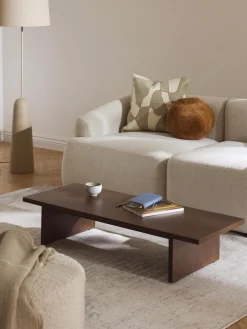 Mesa de centro baja de madera Dako