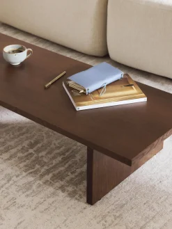 Mesa de centro baja de madera Dako