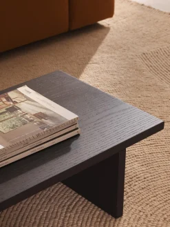 Mesa de centro baja de madera Dako