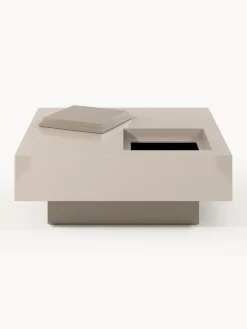 Mesa de centro con espacio de almacenamiento Alessa, 80 cm