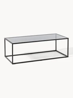 Mesa de centro con tablero de vidrio Maya