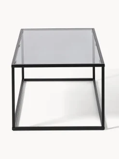 Mesa de centro con tablero de vidrio Maya