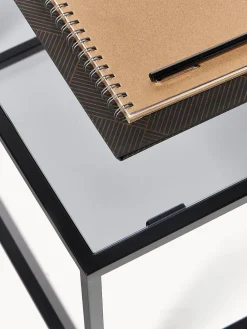 Mesa de centro con tablero de vidrio Maya