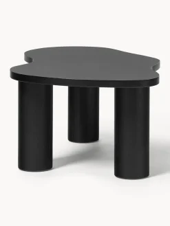 Mesa de centro de forma orgánica de madera de roble Didi