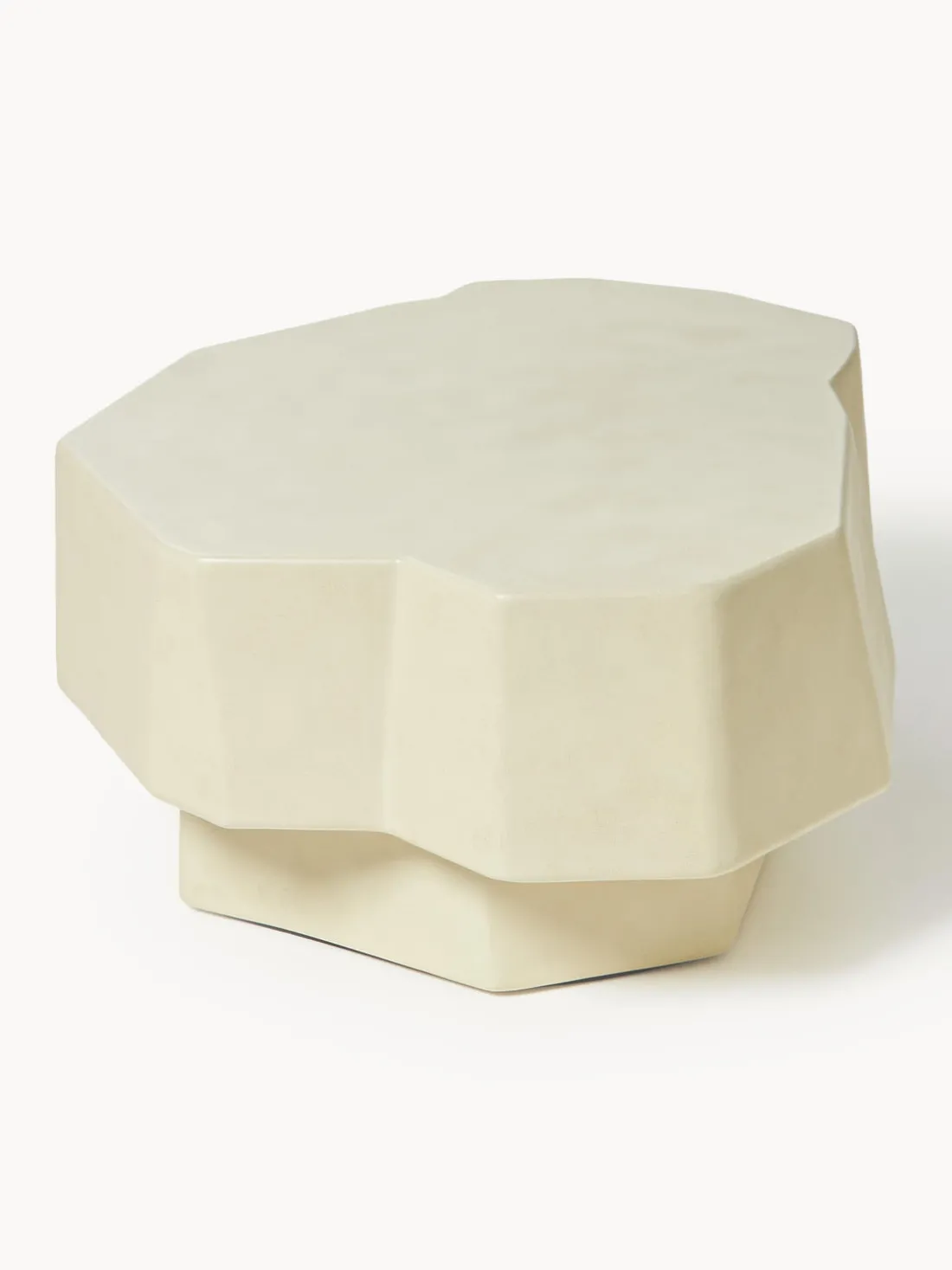 Mesa de centro de hormigón en forma orgánica Staffa