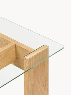 Mesa de centro de madera de roble Naiko