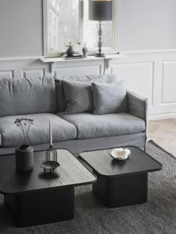 Mesa de centro de madera de roble Sullivan, 60 x 60 cm