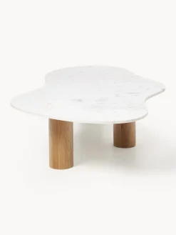 Mesa de centro de mármol con forma orgánica Naruto