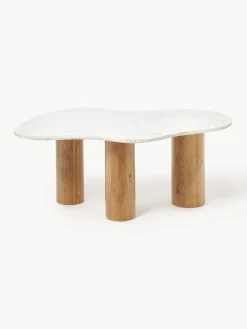 Mesa de centro de mármol con forma orgánica Naruto