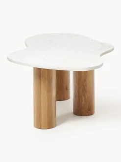 Mesa de centro de mármol con forma orgánica Naruto