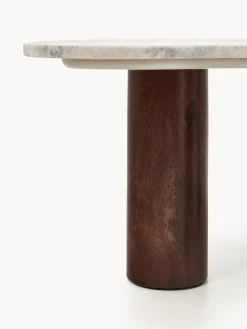 Mesa de centro de mármol con forma orgánica Naruto, pequeña