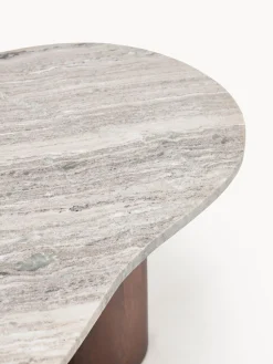 Mesa de centro de mármol con forma orgánica Naruto, pequeña