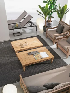 Mesa de centro de teca Bali