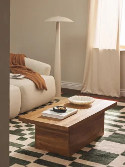 Mesa de centro de teca reciclada Tom