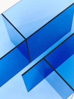 Mesa de centro de vidrio Anouk, 102 cm